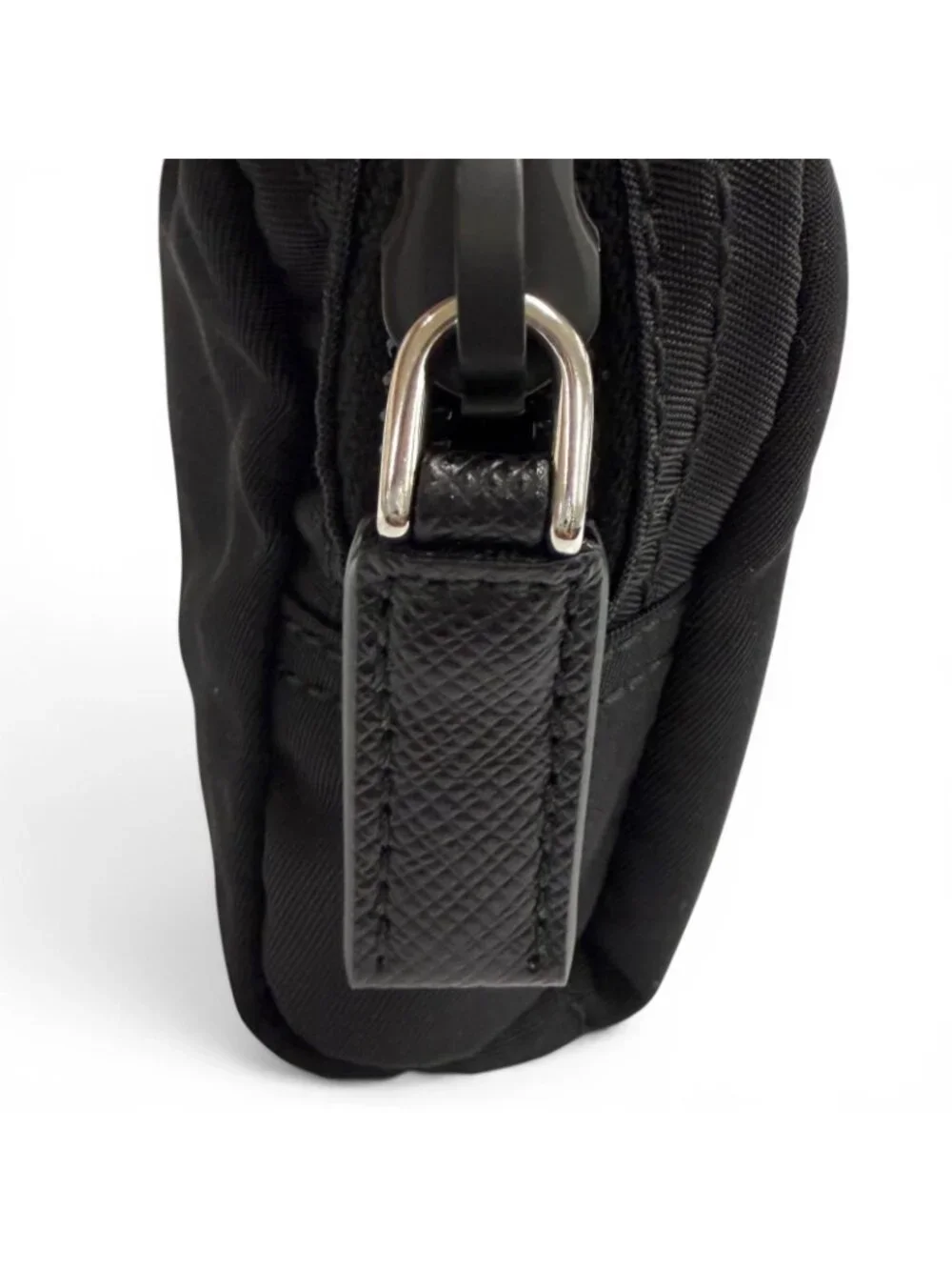 Prada Micro Re-Nylon Pouch Frid Triangle Logo Makeup Black Included